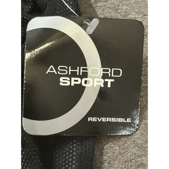 NWT Ashford Sport Reversible Black/Gray Athletic Shorts Men's size M - Picture 4 of 5